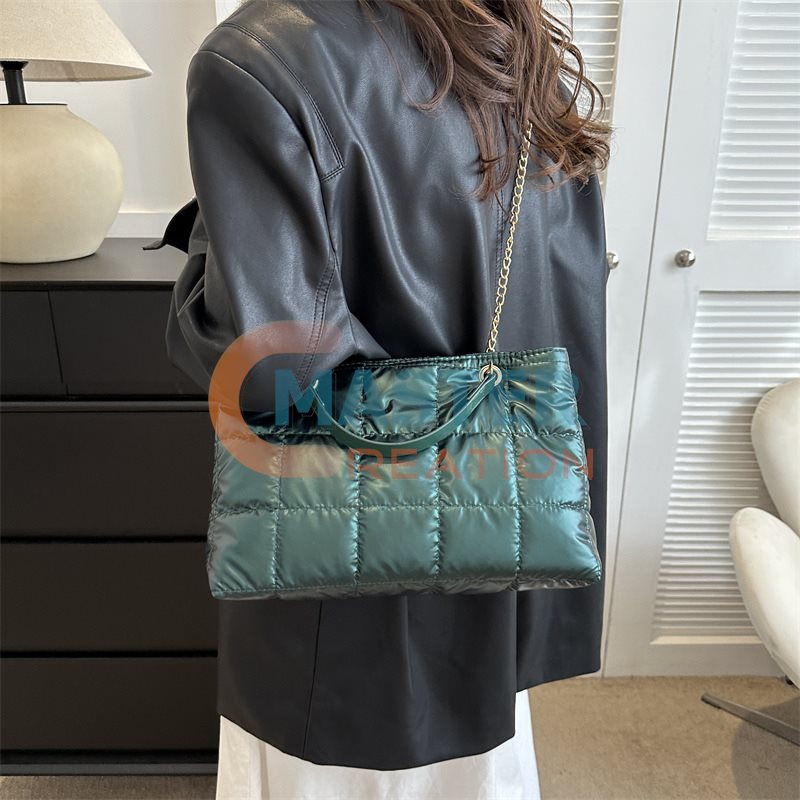 Puffered Satin Bag
