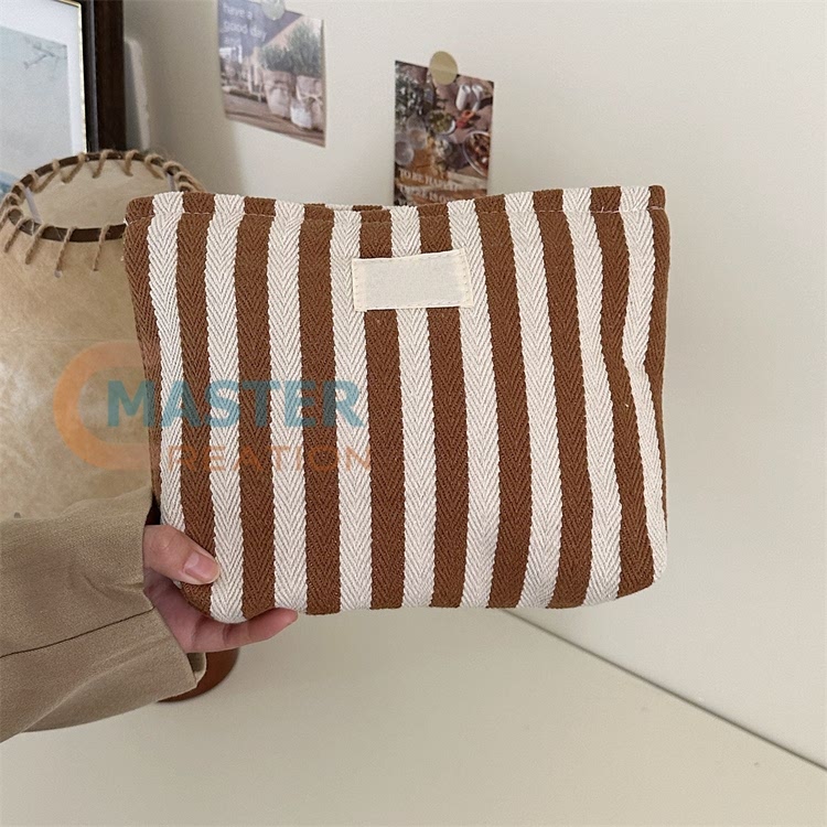 Cotton Gusset Makeup Pouch