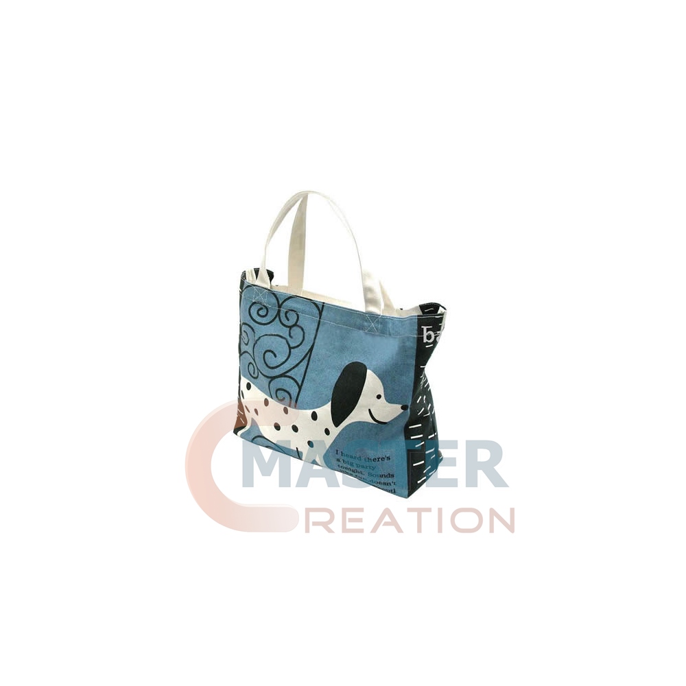 Black Canvas Tote Bag