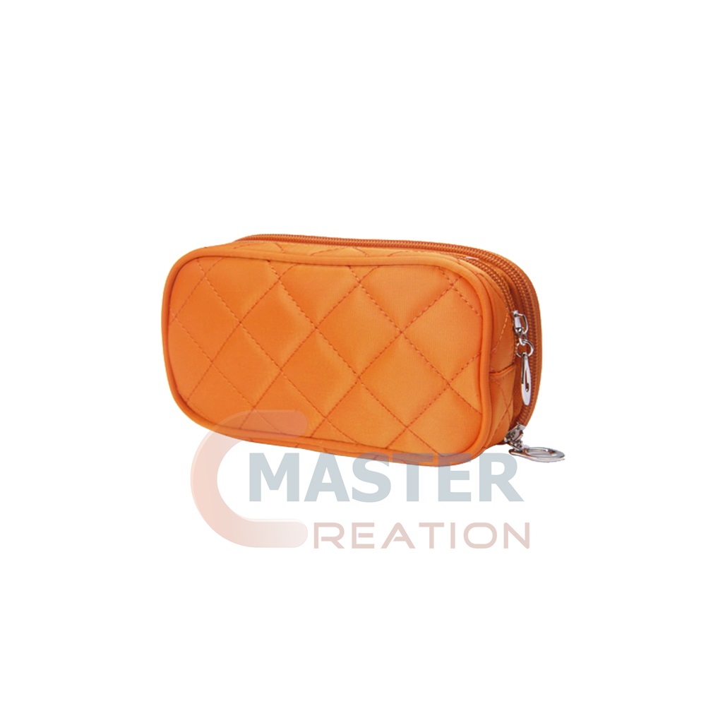 Orange Quilted Wallet
