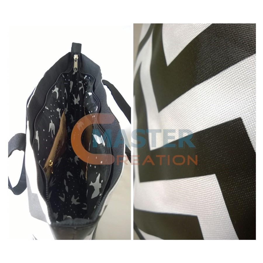 Black and White Handbag