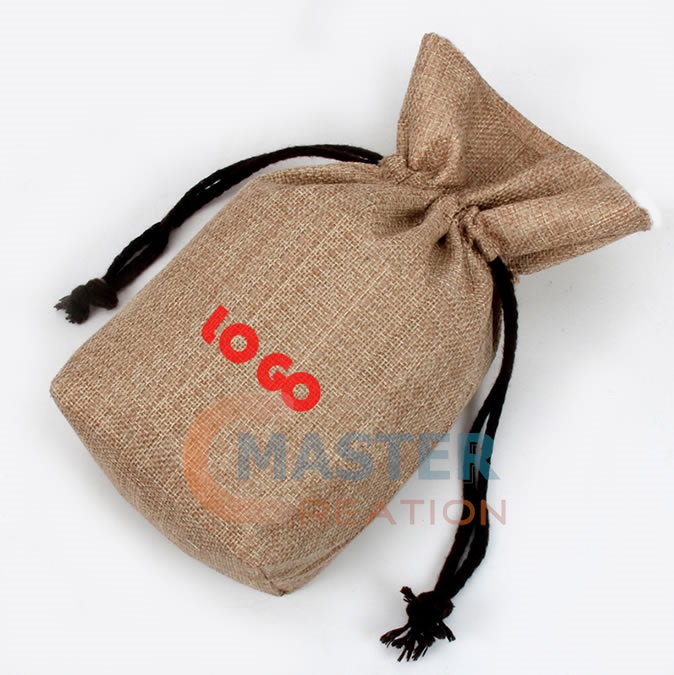 Linen Drawstring Bag