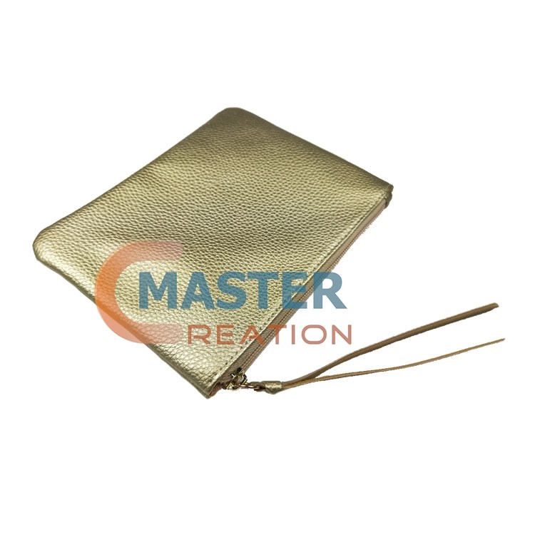 Leather Zipper Bag