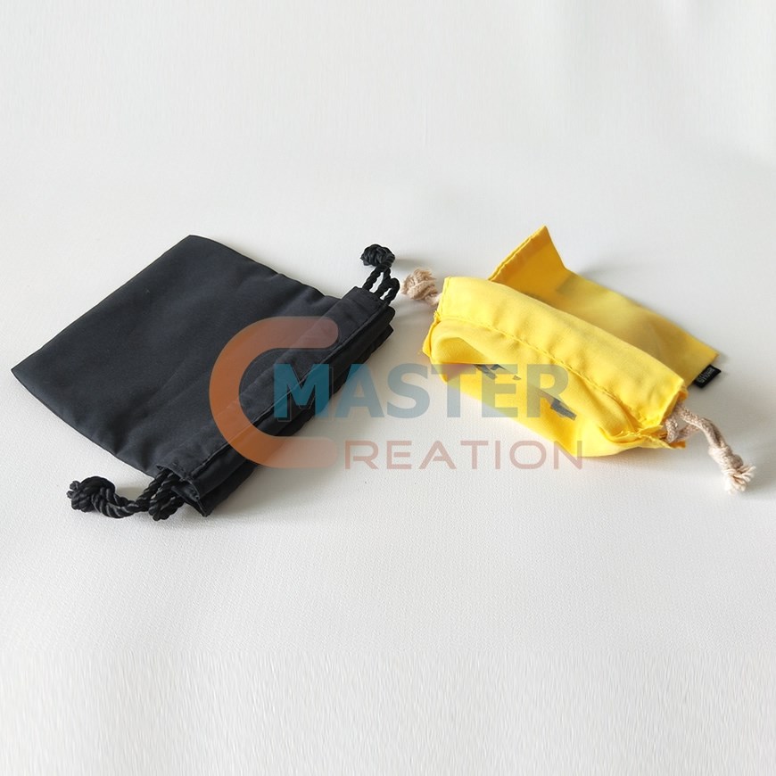 Black Drawstring Bag
