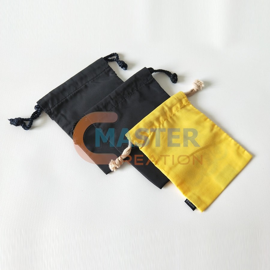 Orange Drawstring Bag