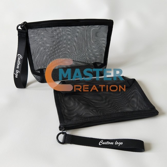 Zipper Mesh Bag | Black Zipper Bag | Black Mesh Bag | Master Creation ...