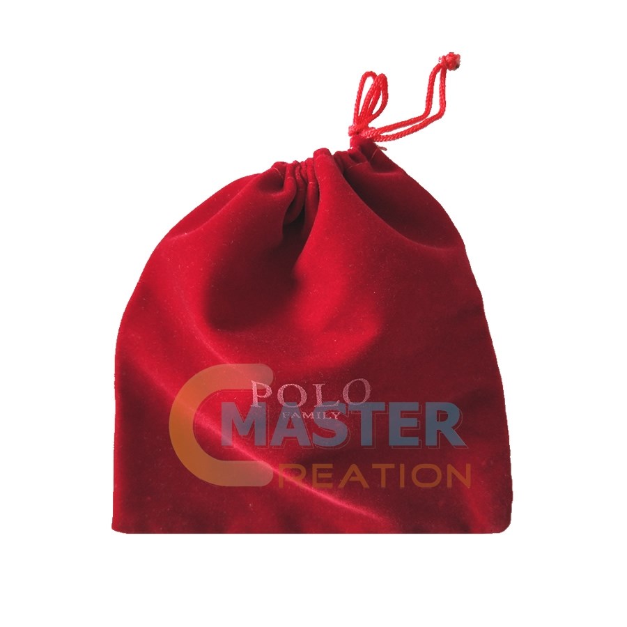 Logo Velvet Bag