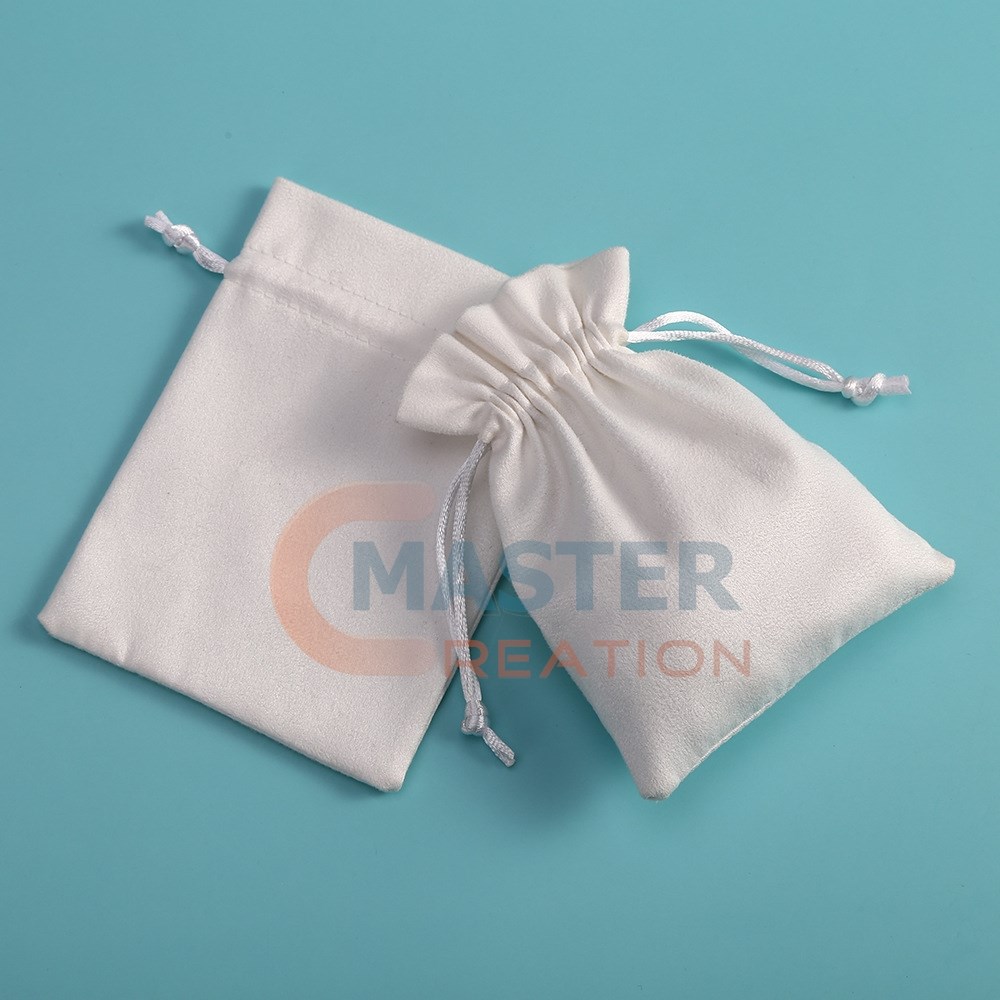 White Velvet Bag