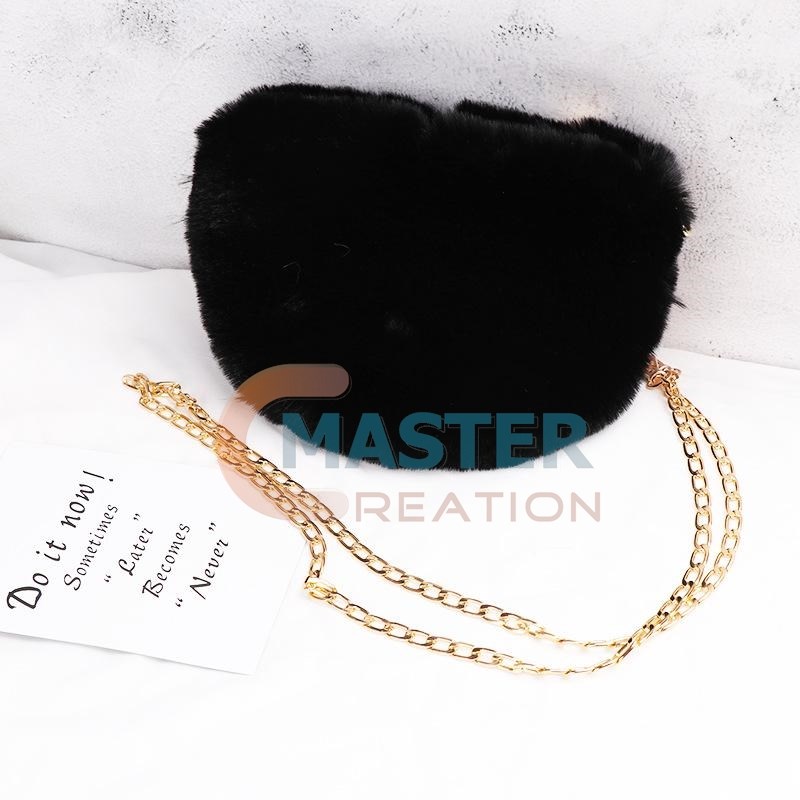Fake Rabbit Fur Bag