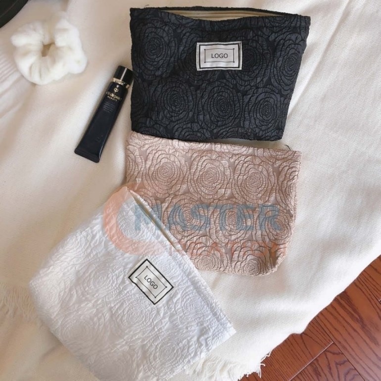 Rose Embossed Clutch