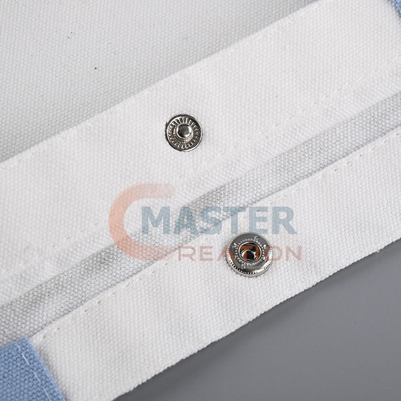 Snap Closure for Cotton Bag