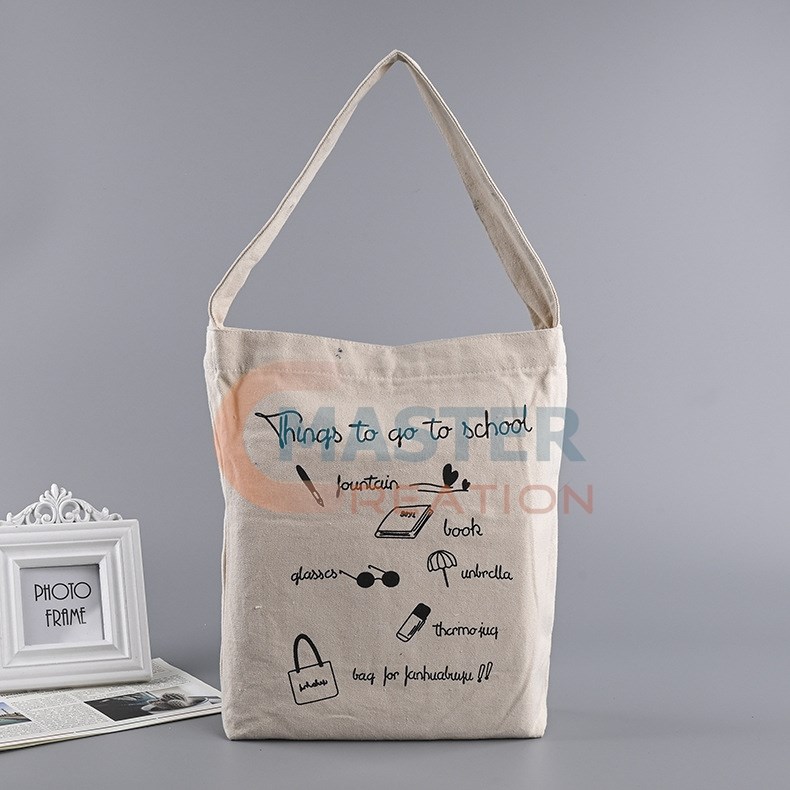 Beige Canvas Bag