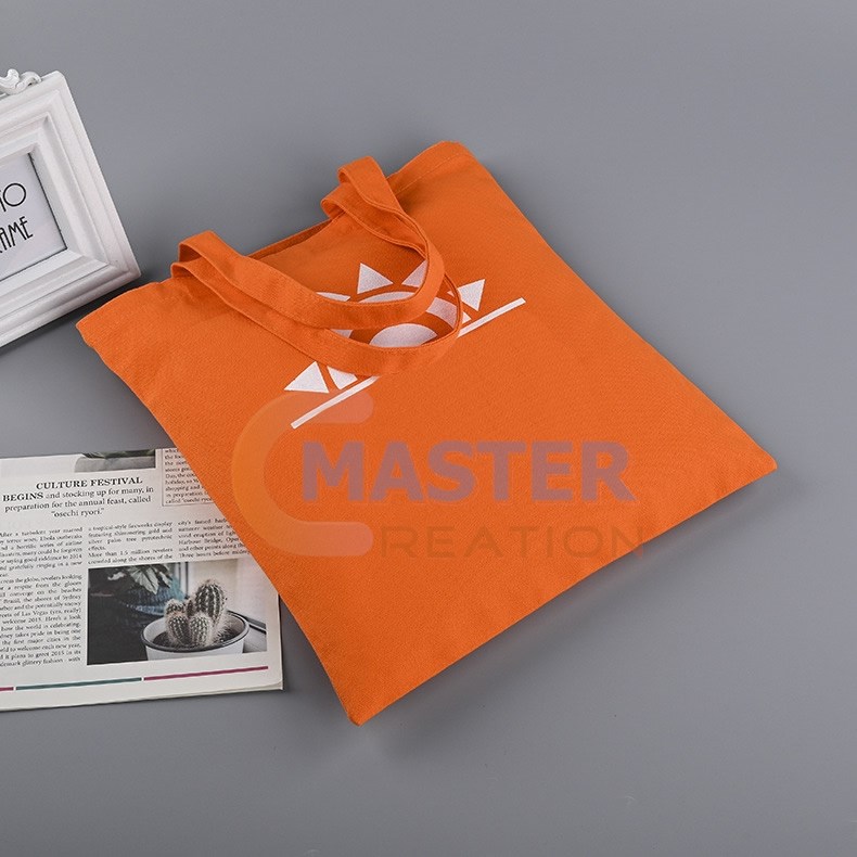 Orange Cotton Bag