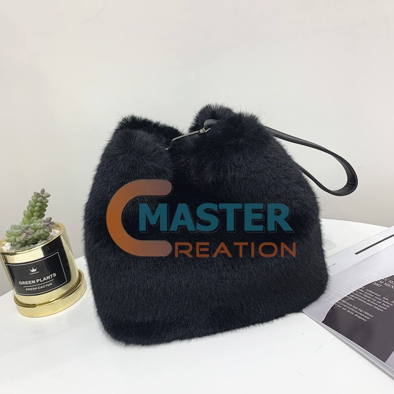 White Fur Bag