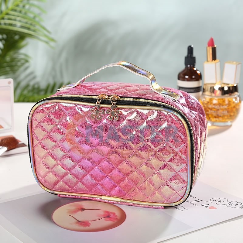 Pink Glossy Travel Bag