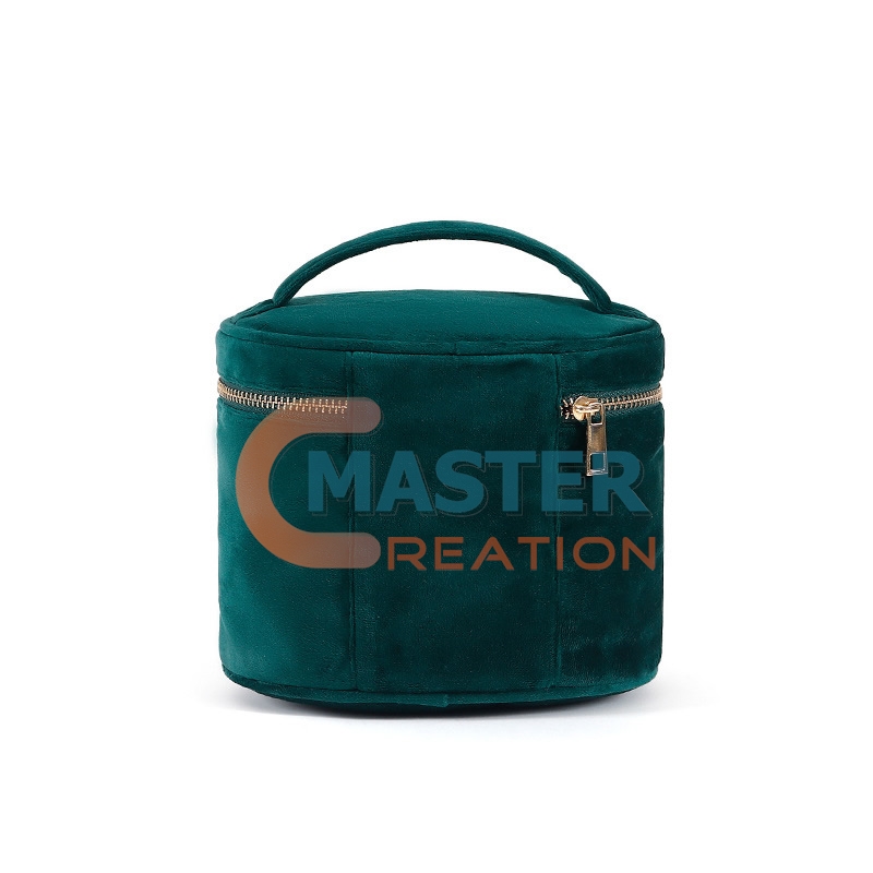 Bottle Green Velvet Bag