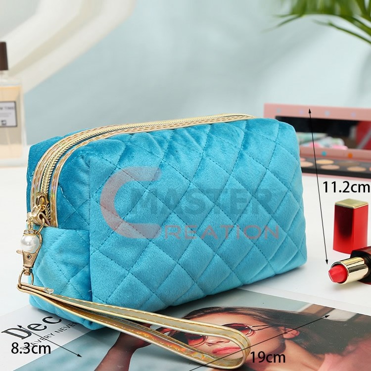 Blue Quilted Bag