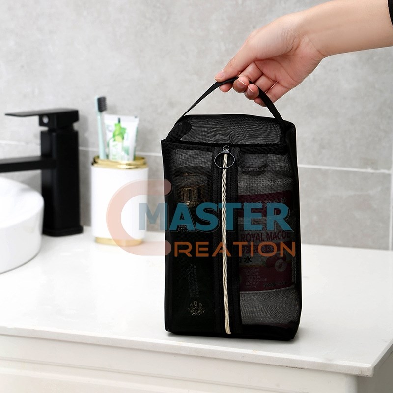 Black Mesh Handbag