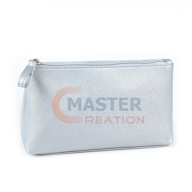 Silver Cosmetic Bag