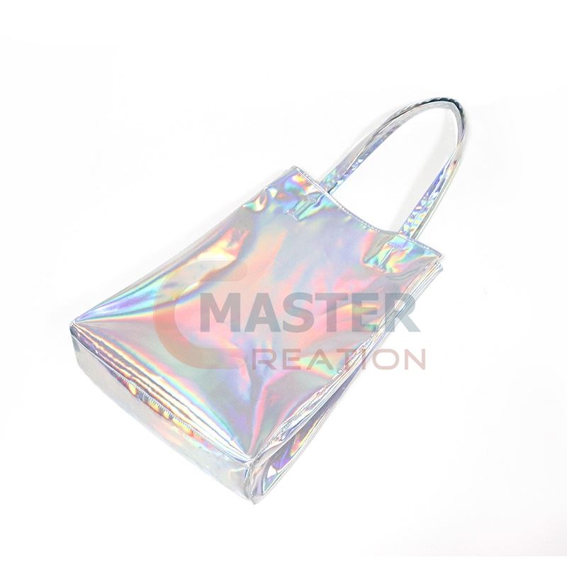Silver Holographic Tote