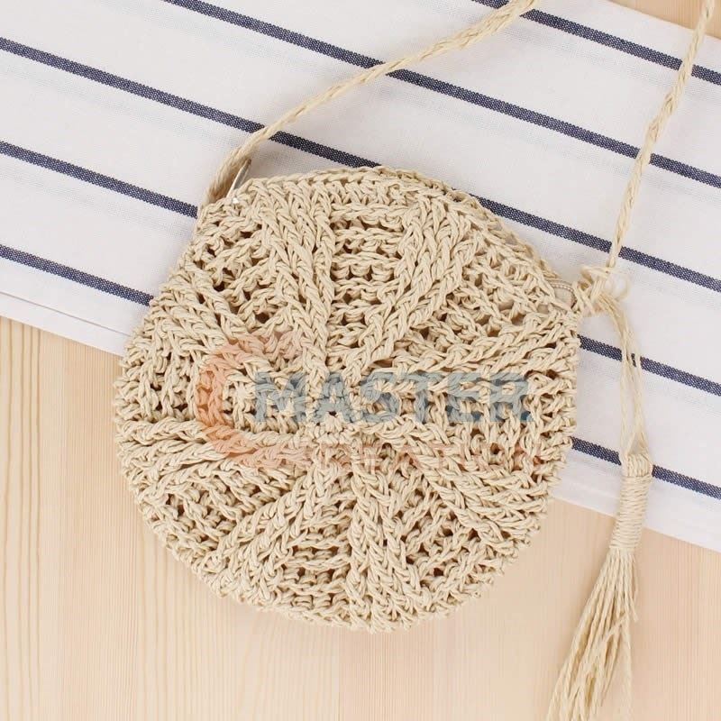 Round Straw Tote