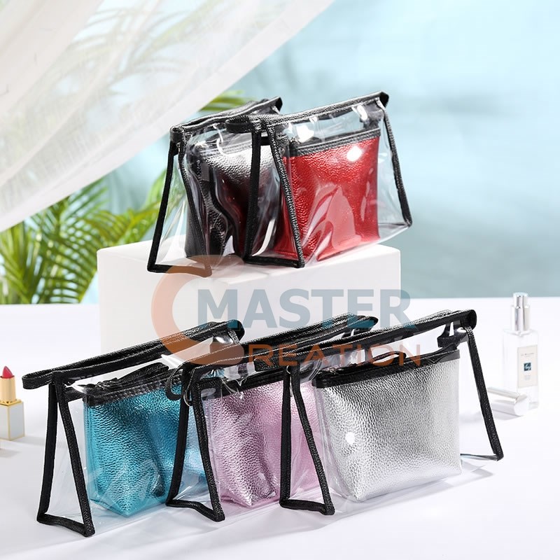 Colorful Gusset PVC Bag