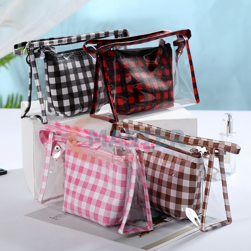 Colorful Lattice Bag