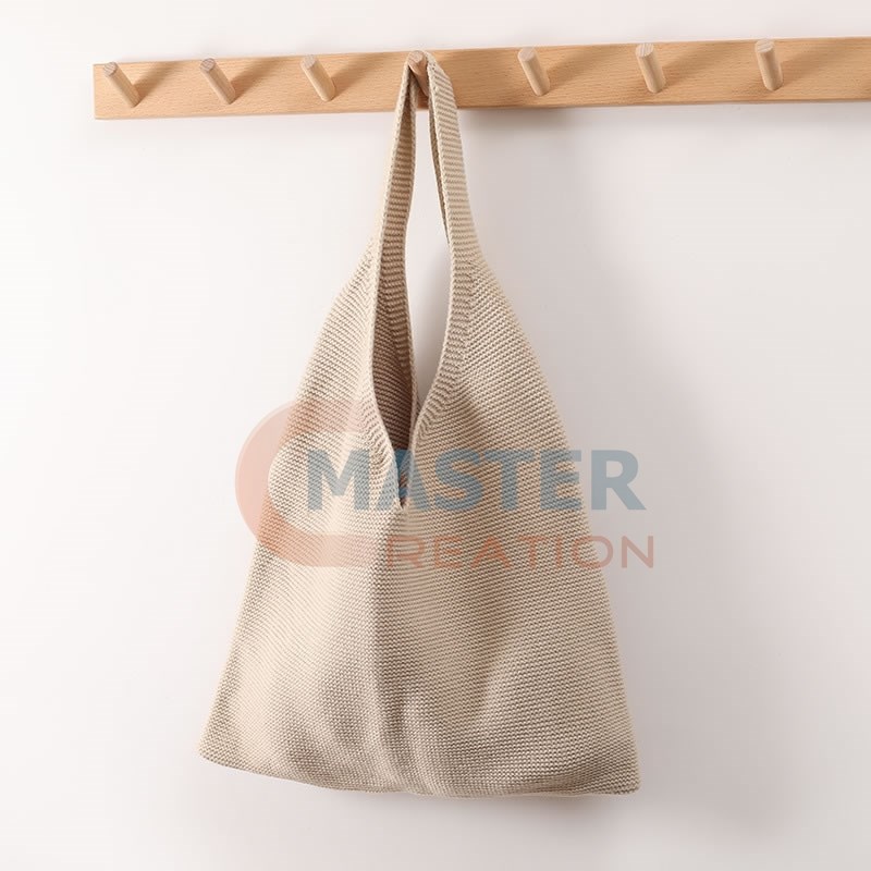 White Knitted Handbag