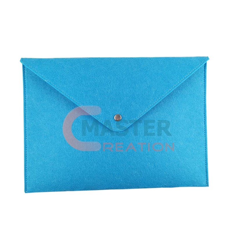 Blue Felt Bag