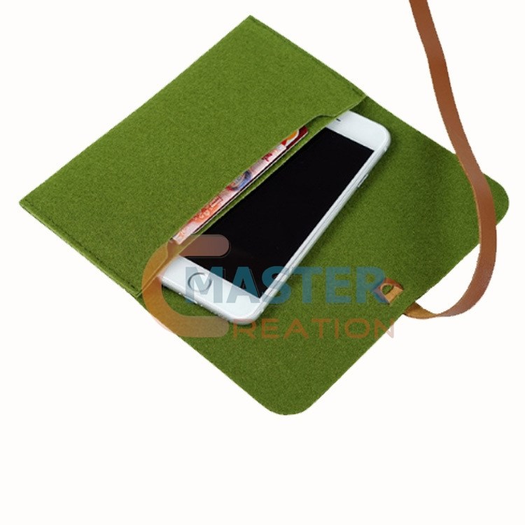 Green Felt Bag