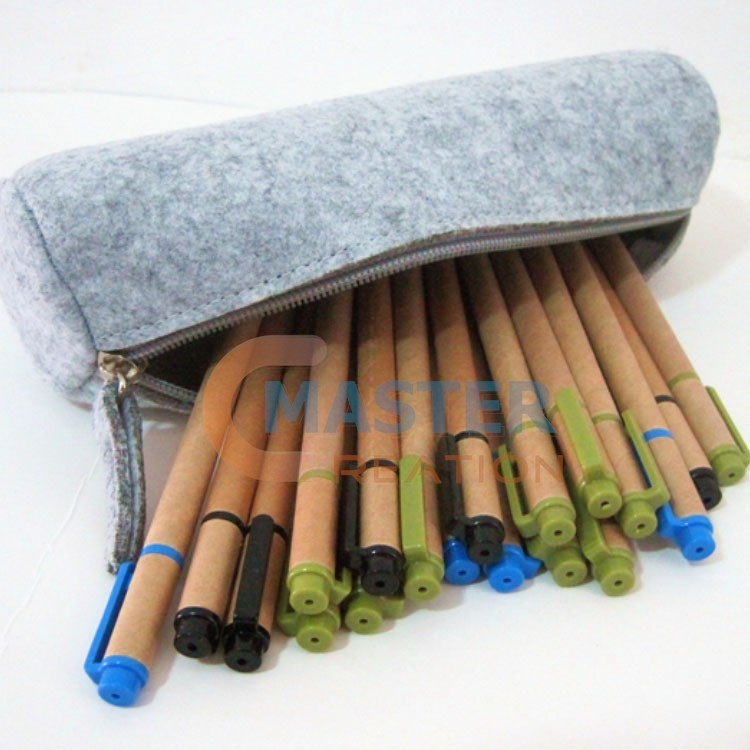 Cylindrical Felt Bag