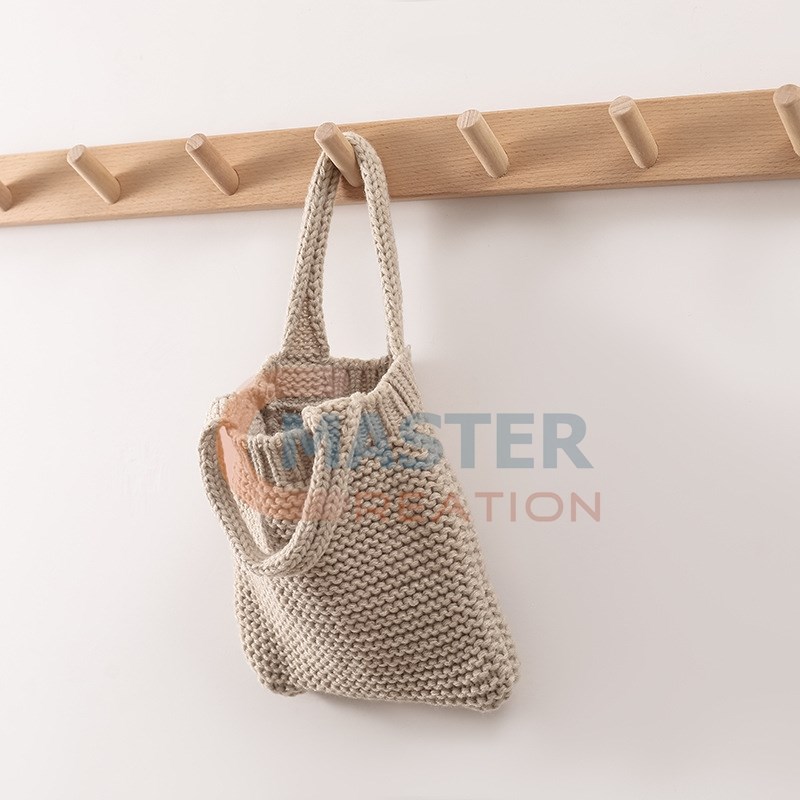 White Wool Tote