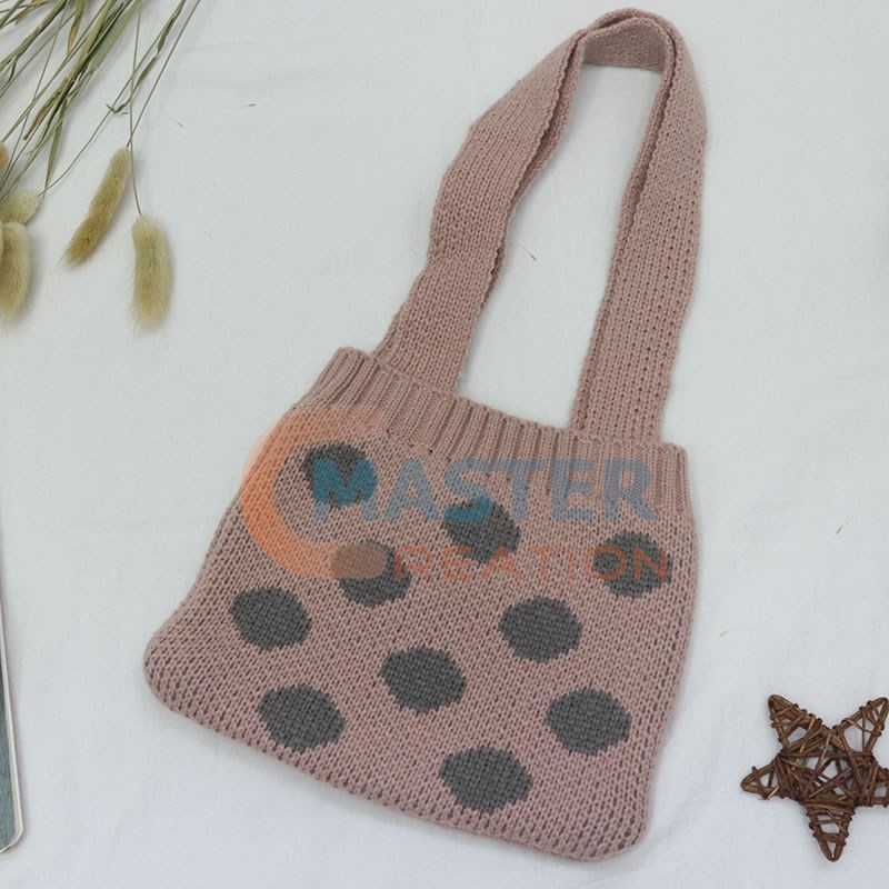 Pink Wool Bag