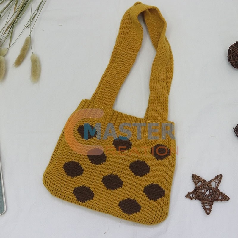 Yellow Diagonal Tote