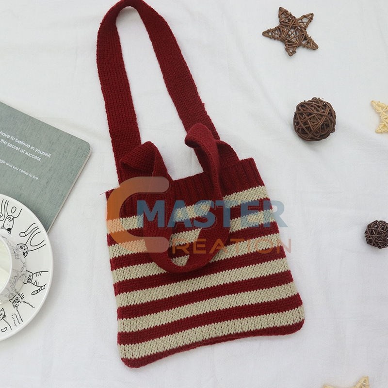 Red Stripes Handbag