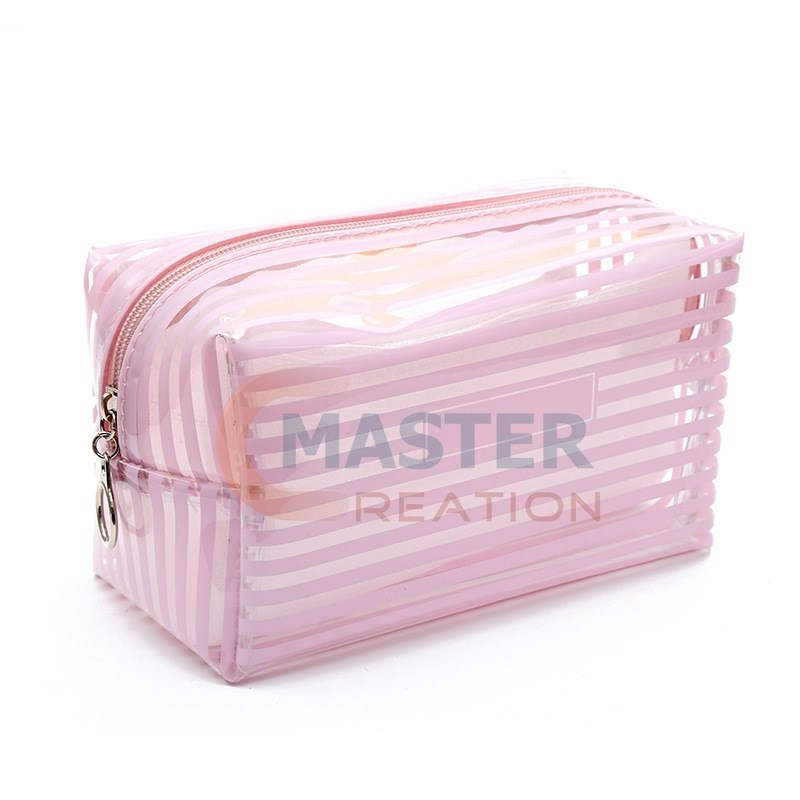 Striped PVC Bag