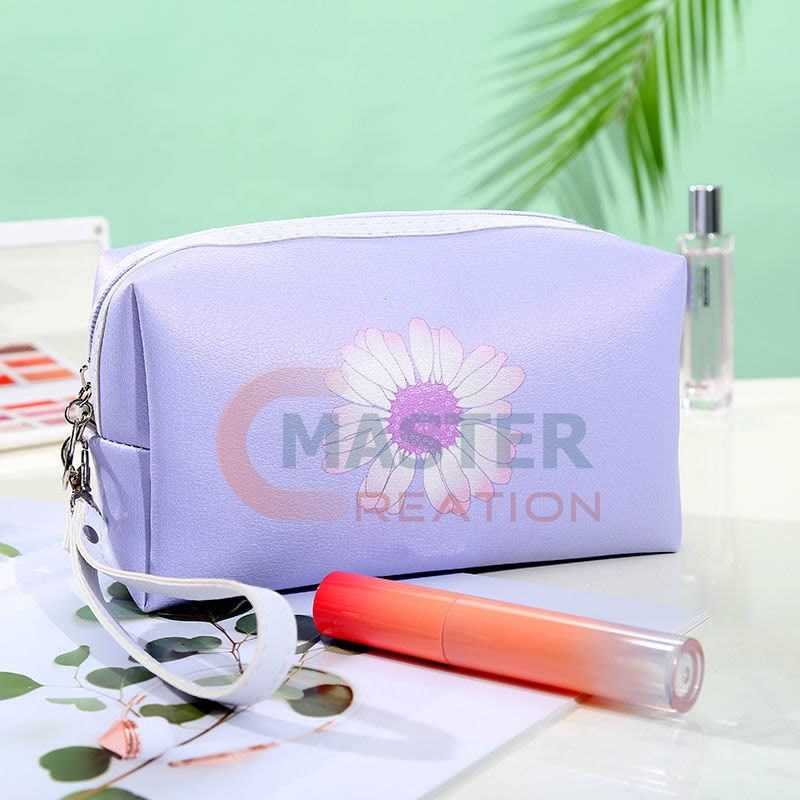 Purple Daisy Clutch Bag