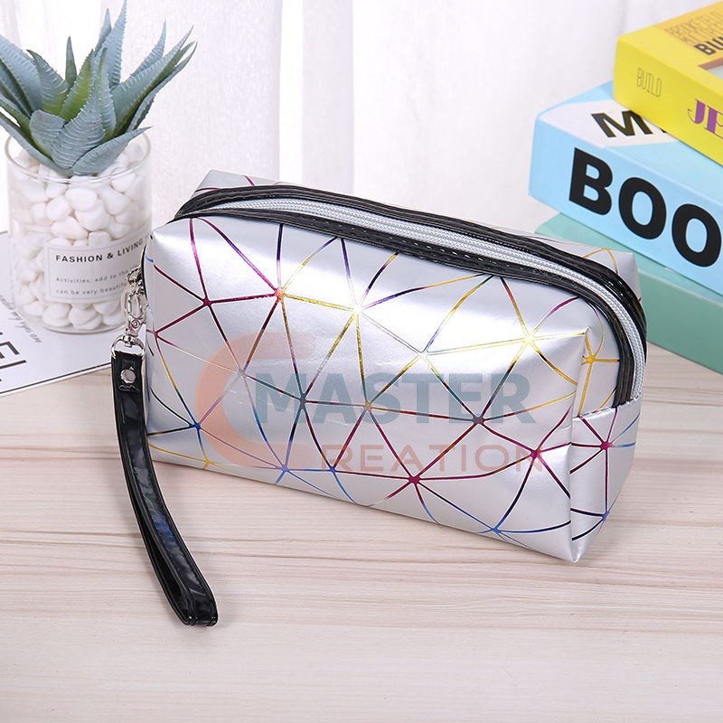 Silver Geometry Bag