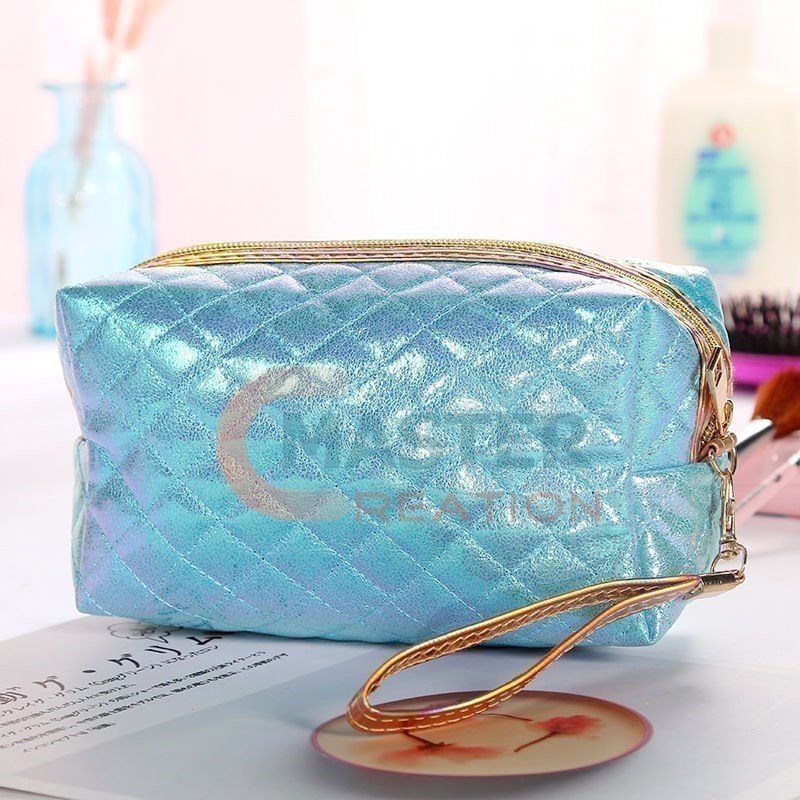 Light Blue Quilted Bag