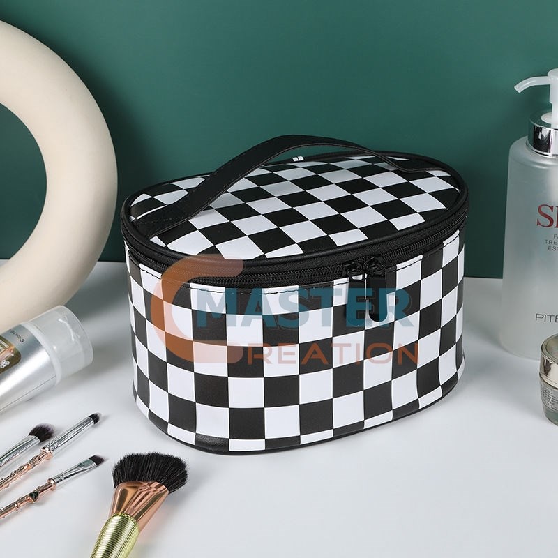Chessboard Makeup Bag