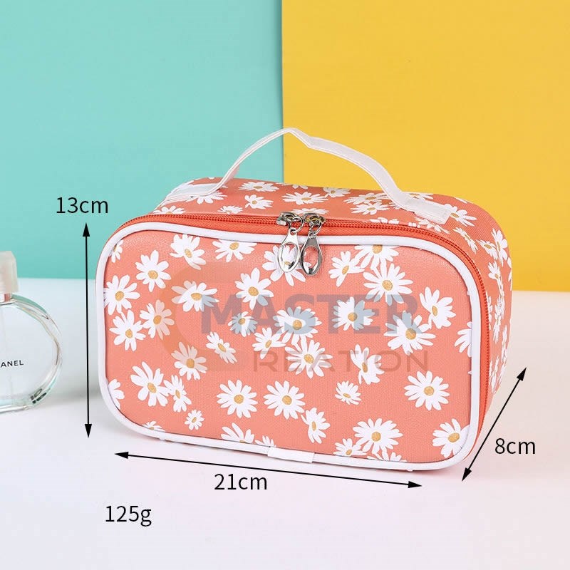 Flower Print Logo Bag