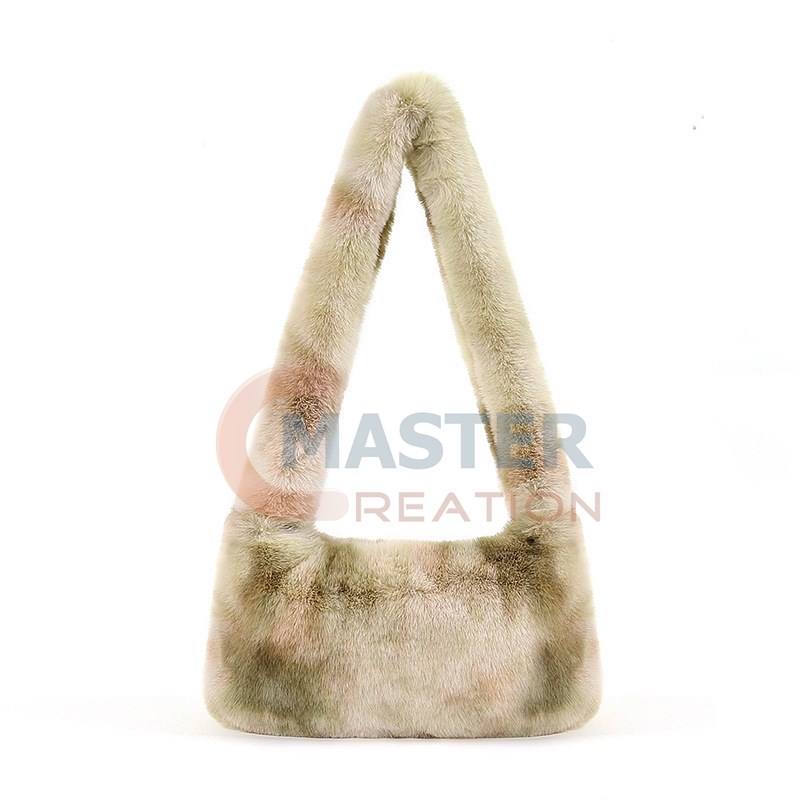Long Handle Plush Bag