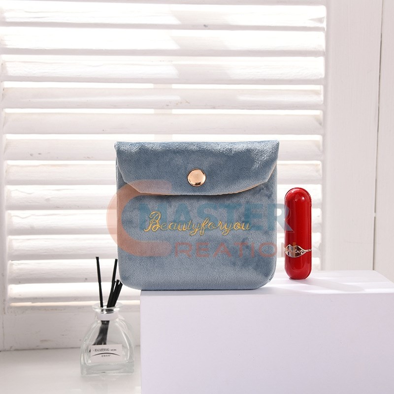 Embroidered Velvet Bag