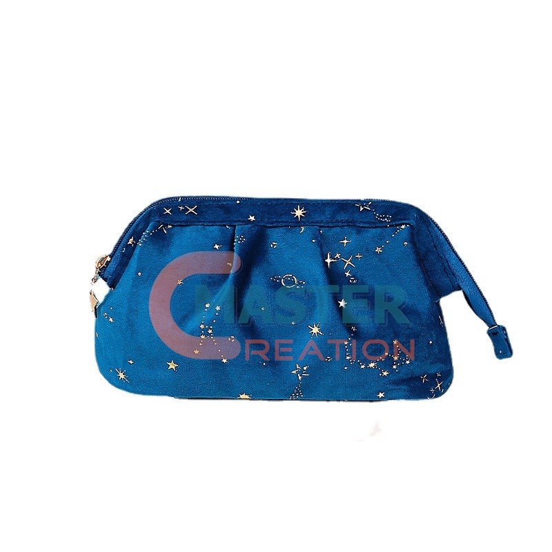 Plicated Velvet Bag