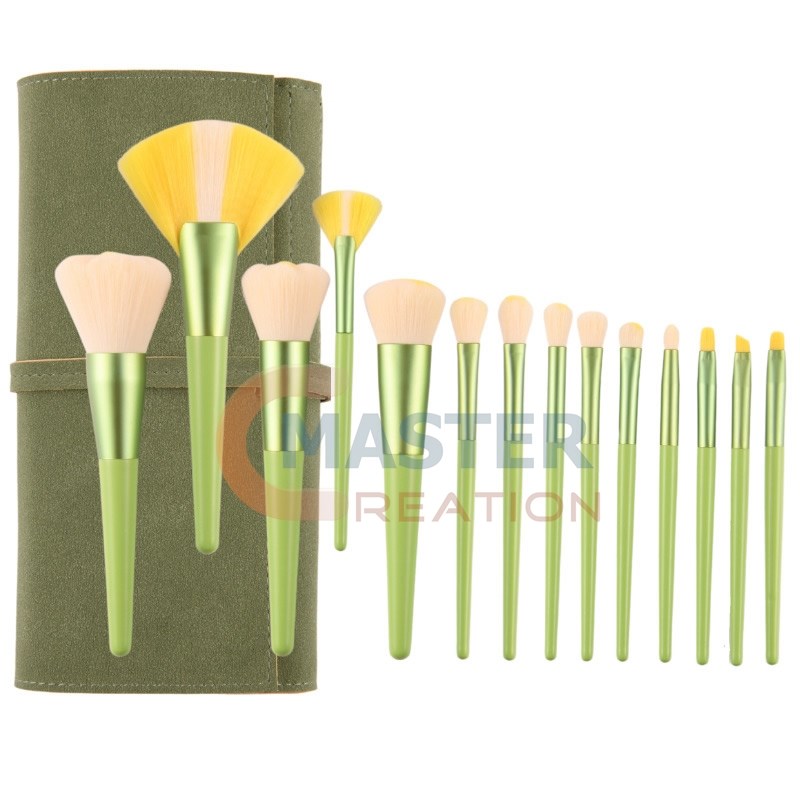 Green Flower Brushes