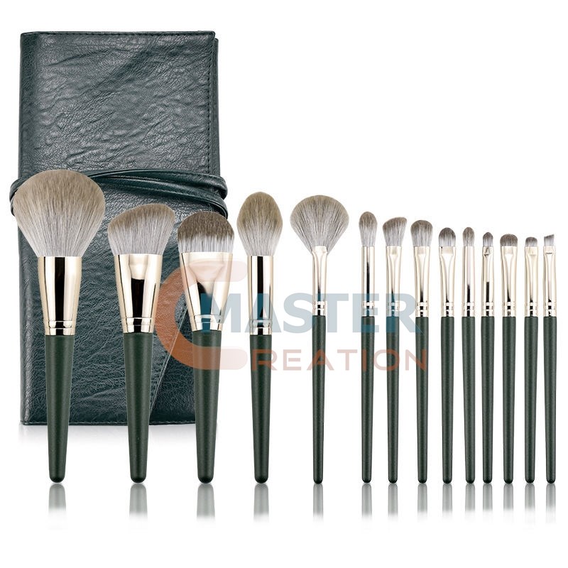 Green Makeup Brush