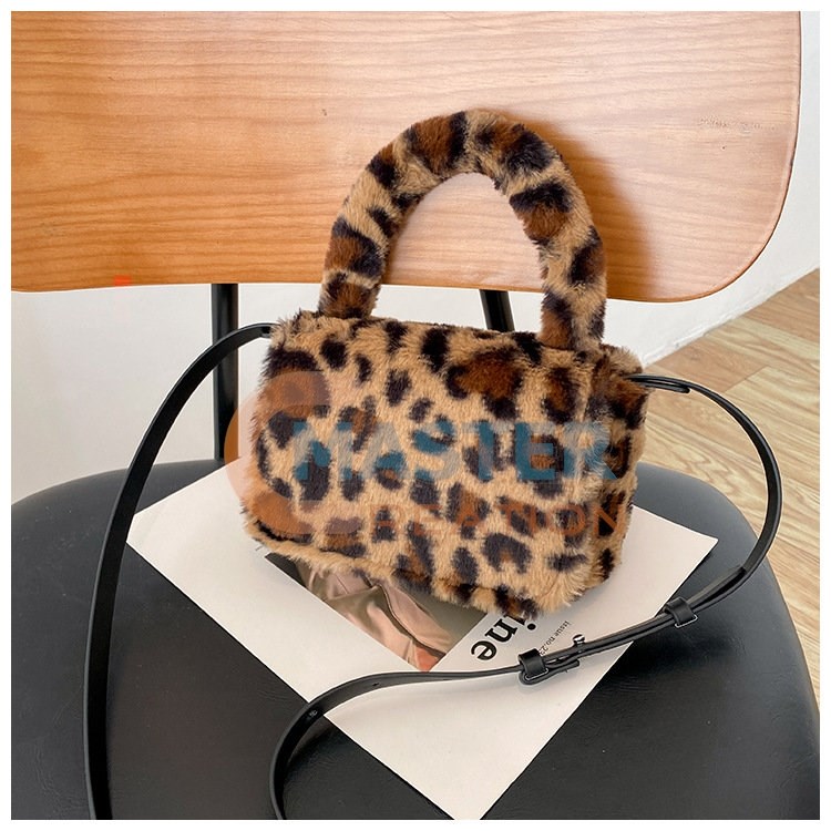 Leopard Plush Bag
