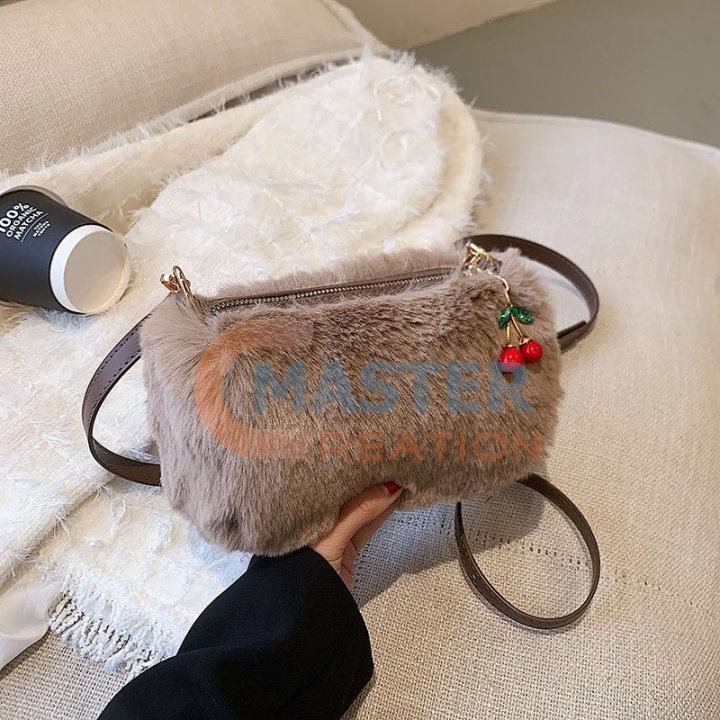 Brown Furry Bag