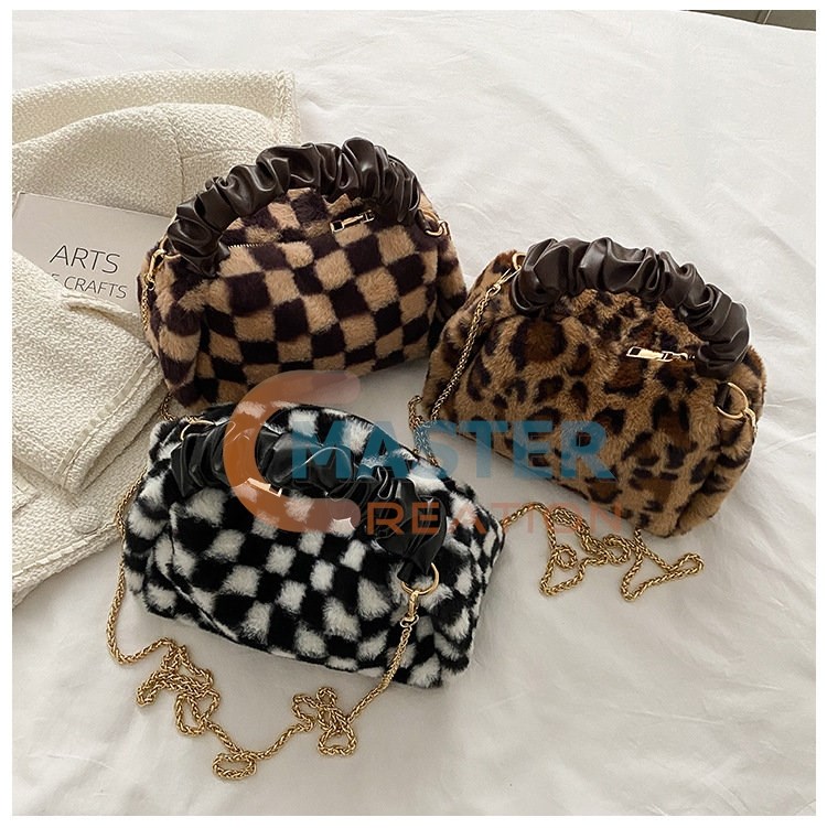 Chess Pattern Handbag