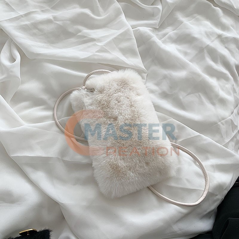 White Plush Bag